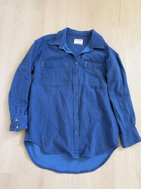 We the Free Washed blue  Button-Up Shirt Medium
